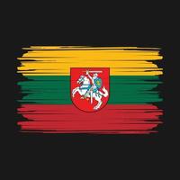 litauens flagga vektor