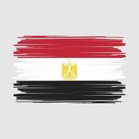 Egyptens flagga vektor