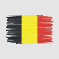 belgien flagga borsta vektor illustration