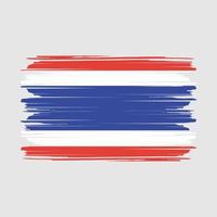 thailand flagge vektor