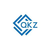 qkz Brief Logo Design auf Weiß Hintergrund. qkz kreativ Kreis Brief Logo Konzept. qkz Brief Design. vektor