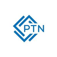 ptn brev logotyp design på vit bakgrund. ptn kreativ cirkel brev logotyp begrepp. ptn brev design. vektor