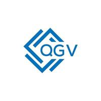 qgv kreativ cirkel brev logotyp begrepp. qgv brev design.qgv brev logotyp design på vit bakgrund. qgv kreativ cirkel brev logotyp begrepp. qgv brev design. vektor