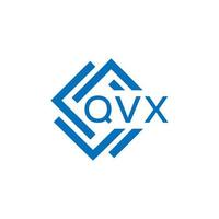 qvx Brief Logo Design auf Weiß Hintergrund. qvx kreativ Kreis Brief Logo Konzept. qvx Brief Design. vektor