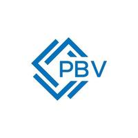 pbv brev logotyp design på vit bakgrund. pbv kreativ cirkel brev logotyp begrepp. pbv brev design. vektor