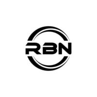 rbn-Buchstaben-Logo-Design in Abbildung. Vektorlogo, Kalligrafie-Designs für Logo, Poster, Einladung usw. vektor