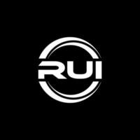 rui Brief Logo Design im Illustration. Vektor Logo, Kalligraphie Designs zum Logo, Poster, Einladung, usw.