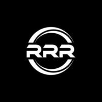 rrr-Buchstaben-Logo-Design in Abbildung. Vektorlogo, Kalligrafie-Designs für Logo, Poster, Einladung usw. vektor