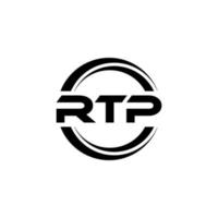 rtp Brief Logo Design im Illustration. Vektor Logo, Kalligraphie Designs zum Logo, Poster, Einladung, usw.