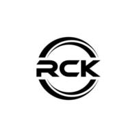 Rck-Brief-Logo-Design in Abbildung. Vektorlogo, Kalligrafie-Designs für Logo, Poster, Einladung usw. vektor