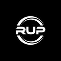 Rup Brief Logo Design im Illustration. Vektor Logo, Kalligraphie Designs zum Logo, Poster, Einladung, usw.