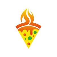 Pizza Logo Bilder Lager Vektor