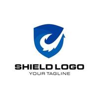 Schild Logo Design Vektor Vorlage