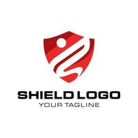 Schild Logo Design Vektor Vorlage