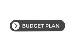 budget planen knapp vectors.sign märka Tal bubbla budget planen vektor