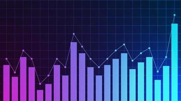 Lager Markt Investition Handel Graph Konzept Hintergrund. wirtschaftlich Tendenzen, Forex und Krypto Grafik. Vektor Illustration. eps 10.