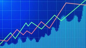 Lager Markt Investition Handel Graph Konzept Hintergrund. wirtschaftlich Tendenzen, Forex und Krypto Grafik. Vektor Illustration. eps 10.