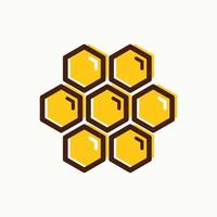 Bienenstock Biene Logo vektor