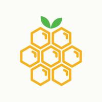 Bienenstock Biene Logo vektor