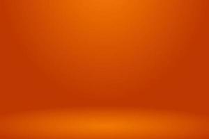 abstrakt Hintergrund. das Studio Raum ist leer. mit ein glatt und Sanft Weiß und Orange Farbe vektor