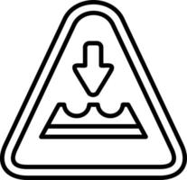 Schlagloch Vektor Symbol