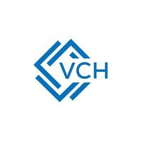 vch Technologie Brief Logo Design auf Weiß Hintergrund. vch kreativ Initialen Technologie Brief Logo Konzept. vch Technologie Brief Design. vektor