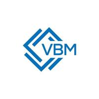 vbm Technologie Brief Logo Design auf Weiß Hintergrund. vbm kreativ Initialen Technologie Brief Logo Konzept. vbm Technologie Brief Design. vektor