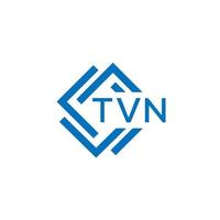 tvn teknologi brev logotyp design på vit bakgrund. tvn kreativ initialer teknologi brev logotyp begrepp. tvn teknologi brev design. vektor