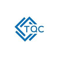 tqc teknologi brev logotyp design på vit bakgrund. tqc kreativ initialer teknologi brev logotyp begrepp. tqc teknologi brev design. vektor