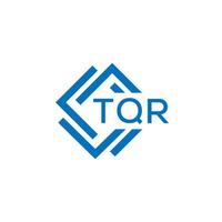 tqr Technologie Brief Logo Design auf Weiß Hintergrund. tqr kreativ Initialen Technologie Brief Logo Konzept. tqr Technologie Brief Design. vektor