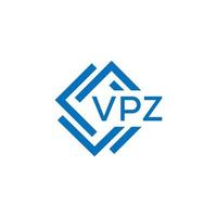 vpz teknologi brev logotyp design på vit bakgrund. vpz kreativ initialer teknologi brev logotyp begrepp. vpz teknologi brev design. vektor