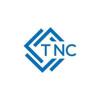 tnc teknologi brev logotyp design på vit bakgrund. tnc kreativ initialer teknologi brev logotyp begrepp. tnc teknologi brev design. vektor