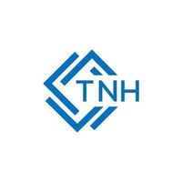 tnh teknologi brev logotyp design på vit bakgrund. tnh kreativ initialer teknologi brev logotyp begrepp. tnh teknologi brev design. vektor