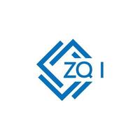 zqi Technologie Brief Logo Design auf Weiß Hintergrund. zqi kreativ Initialen Technologie Brief Logo Konzept. zqi Technik vektor