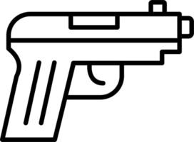 Pistole Gewehr Vektor Symbol