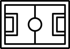 Fußball Boden Vektor Symbol