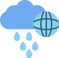 Welt regnerisch Tag Vektor Symbol