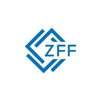 zff teknologi brev logotyp design på vit bakgrund. zff kreativ initialer teknologi brev logotyp begrepp. zff teknologi brev design. vektor