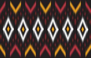 nahtloser Vektor des abstrakten schwarzen und roten geometrischen nativen Musters.
