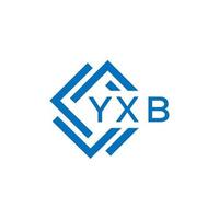 yxb abstrakt Technologie Logo Design auf Weiß Hintergrund. yxb kreativ Initialen Brief Logo Konzept. vektor