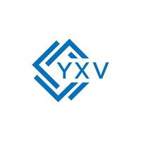 yxv Technologie Brief Logo Design auf Weiß Hintergrund. yxv kreativ Initialen Technologie Brief Logo Konzept. yxv Technologie Brief Design. vektor
