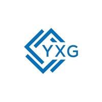 yxg abstrakt Technologie Logo Design auf Weiß Hintergrund. yxg kreativ Initialen Brief Logo Konzept. vektor