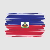 haiti flagga borsta vektor