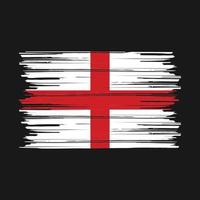 England-Flagge-Pinsel vektor