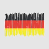 deutschland flag pinsel vektor illustration