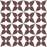 platt geometriska blommor mönster vektorgrafik illustrerad tapet. vektor