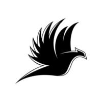 Schönheit Vogel Logo vektor