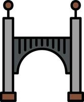 Brücke-Vektor-Symbol vektor