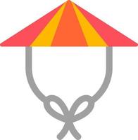 Chinesisch Hut Vektor Symbol