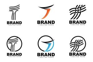 brev t logotyp, brev alfabet design, vektor logotyp, första t produkt varumärke